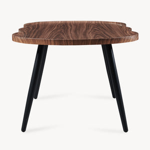 Mesa de centro Ken 100 x 60 x 47 cm aspecto nogal [en.casa]