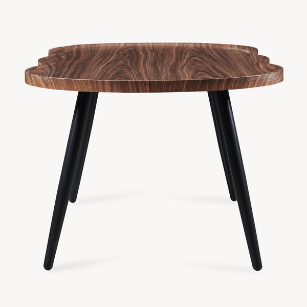 Mesa de centro Ken 100 x 60 x 47 cm aspecto nogal [en.casa]