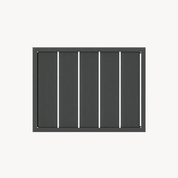 Mesa auxiliar de exterior Gaby acero 58x40x30 cm gris antracita [casa.pro]