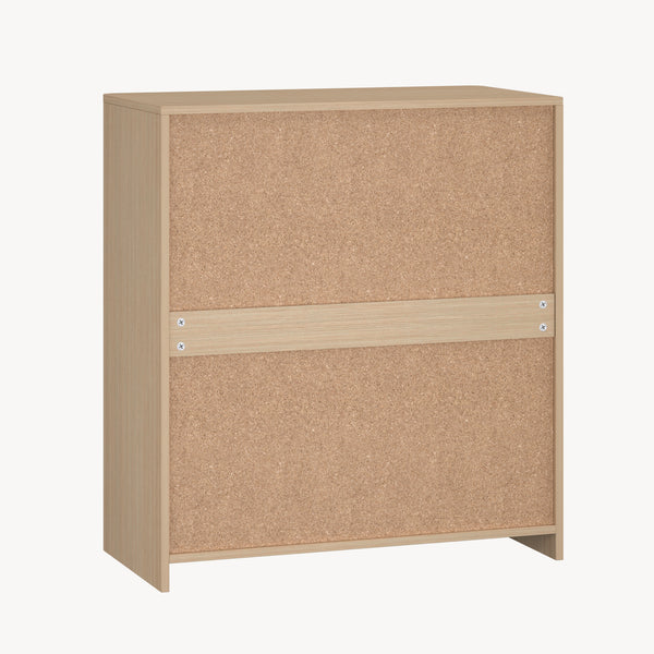 Armario auxiliar Takranmaa 88x79x39 cm efecto roble [en.casa]