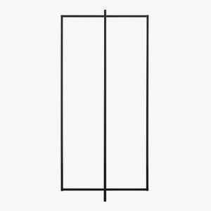 Perchero Norjad 160x80x41 cm Metal Negro [en.casa]