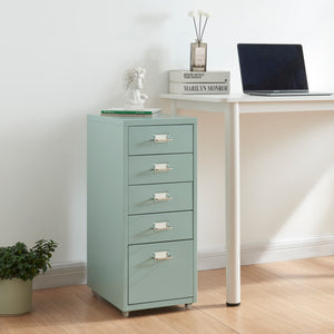 Contenedor móvil Kökar con 5 cajones 69x28x41 cm [en.casa]