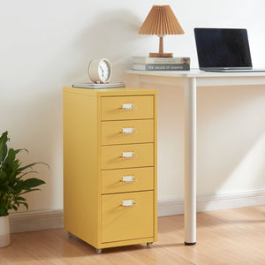 Contenedor móvil Kökar con 5 cajones 69x28x41 cm [en.casa]