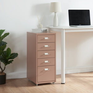 Contenedor móvil Kökar con 5 cajones 69x28x41 cm [en.casa]