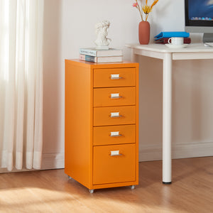 Contenedor móvil Kökar con 5 cajones 69x28x41 cm [en.casa]