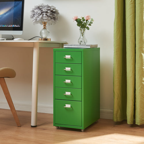 Contenedor móvil Kökar con 5 cajones 69x28x41 cm [en.casa]