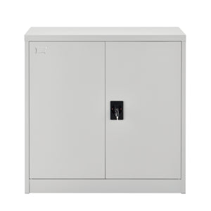 Archivador Terni 90x40x90 cm con 3 compartimentos y cerradura de cilindro Metal en.casa