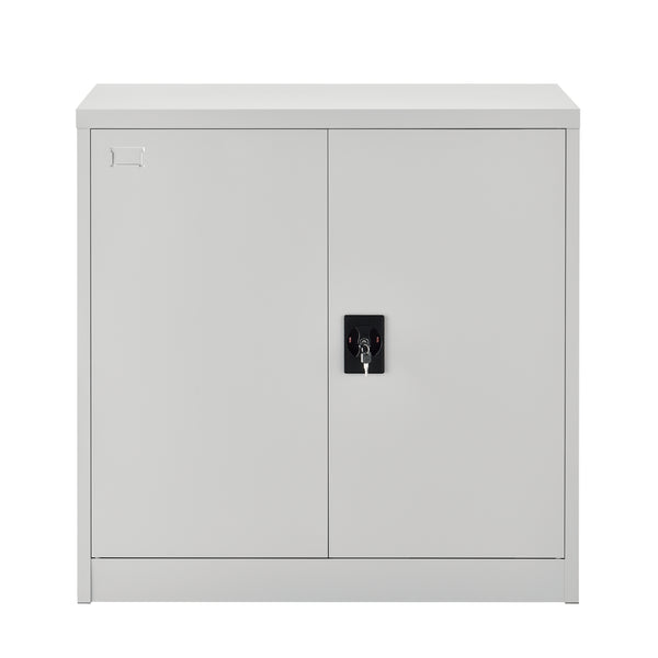Archivador Terni 90x40x90 cm con 3 compartimentos y cerradura de cilindro Metal en.casa
