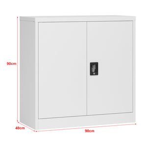 Archivador Molise 90x40x90cm acero en varios colores [en.casa]