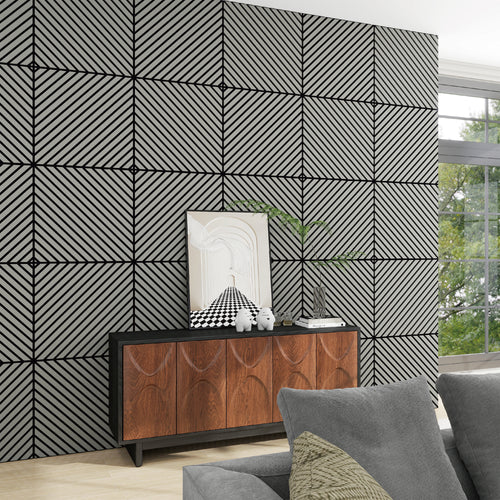 Panel acústico de pared Vang 60x60 cm [NUEVO.MADERA]