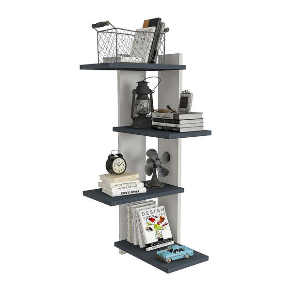 Estantería de pared Hasvik 39,5x39,5x90 cm [en.casa]