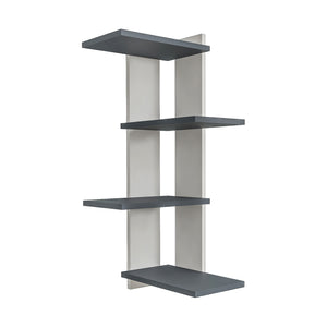 Estantería de pared Hasvik 39,5x39,5x90 cm [en.casa]