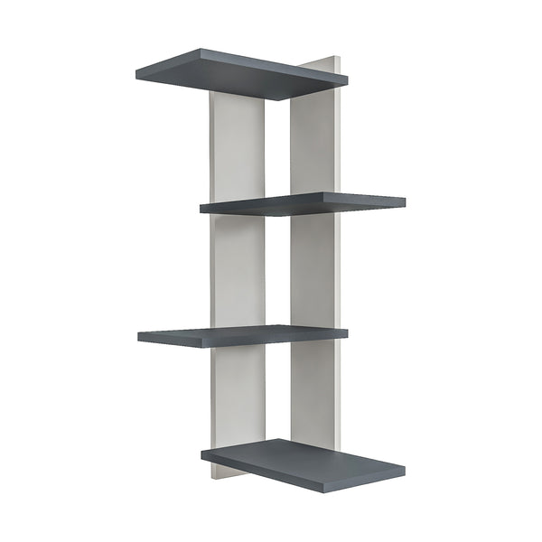 Estantería de pared Hasvik 39,5x39,5x90 cm [en.casa]