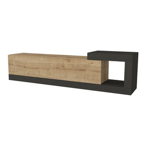 Mueble de televisión Luhanka 150x29,5x38,5cm roble en varios colores [en.casa]