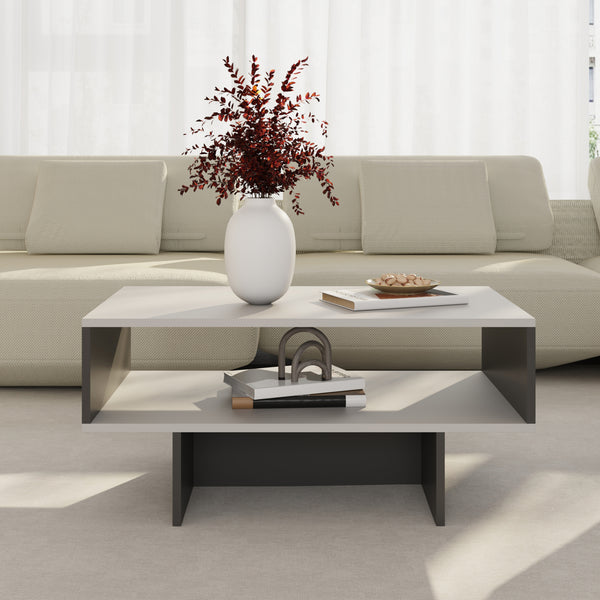 Mesa de centro Mjölby 36.4x80x45 cm en varios colores [en.casa]