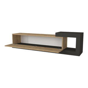 Mueble de televisión Luhanka 150x29,5x38,5cm roble en varios colores [en.casa]