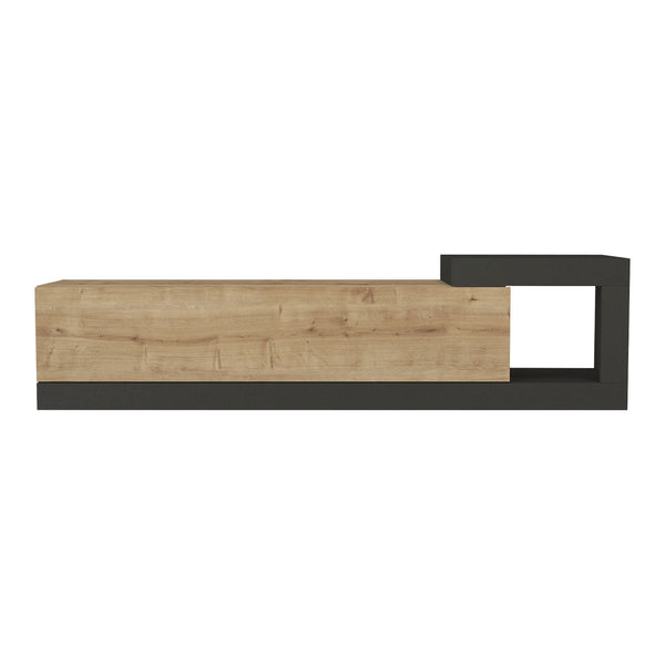 Mueble de televisión Luhanka 150x29,5x38,5cm roble en varios colores [en.casa]