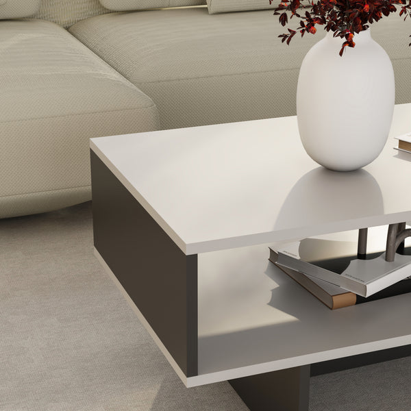 Mesa de centro Mjölby 36.4x80x45 cm en varios colores [en.casa]