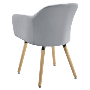 Sillón con reposabrazos Dover en varios colores en.casa