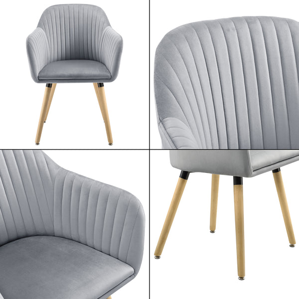Sillón con reposabrazos Dover en varios colores en.casa