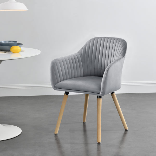 Sillón con reposabrazos Dover en varios colores en.casa