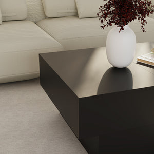Mesa de centro Lens tablero extensible 80x60x36 cm - [en.casa]