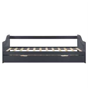 Cama tándem 90x200 cm con 2 colchones en.casa