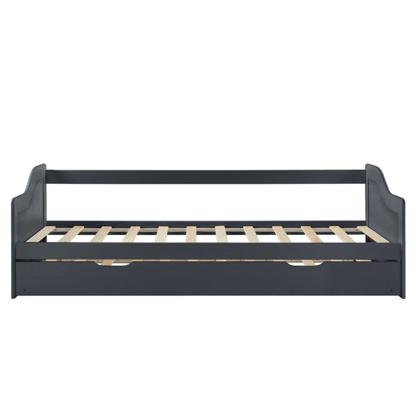 Cama tándem 90x200 cm con 2 colchones en.casa