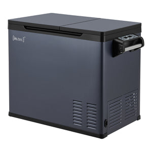 Nevera de coche Alberona azul grisáceo [in.tec]