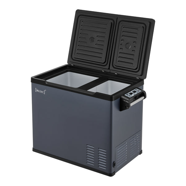 Nevera de coche Alberona azul grisáceo [in.tec]