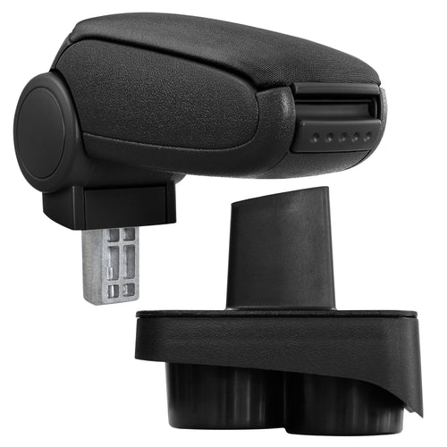 Reposabrazos central VW Polo 9N con compartimento de almacenamiento en varias versiones Negro pro.tec - premiumXL