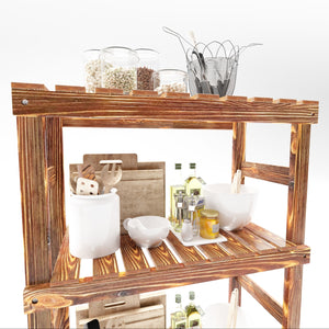 Estante de baño Kinnula de madera en varios colores y tamaños [en.casa]