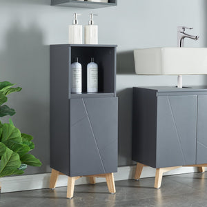 Armario de baño Overath gris [en.casa] - premiumXL