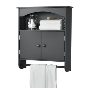 Armario de baño Graz 61x53x15 cm con toallero varios colores MDF en.casa