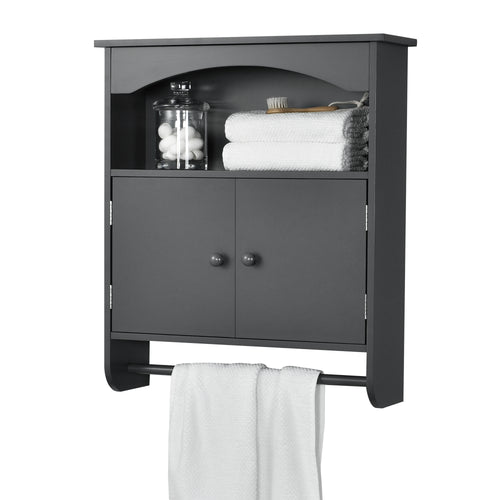 Armario de baño Graz 61x53x15 cm con toallero varios colores MDF en.casa