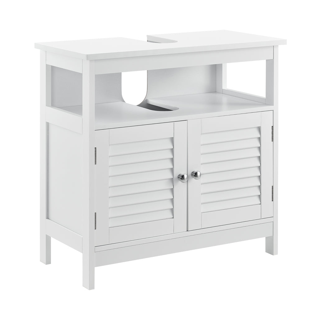 Armario de baño Waterford 60x60x30 cm Blanco en.casa