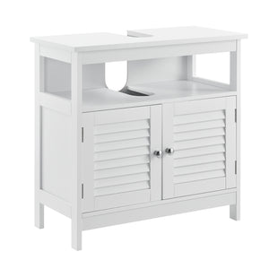 Armario de baño Waterford 60x60x30 cm Blanco en.casa
