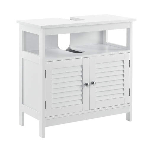 Armario de baño Waterford 60x60x30 cm Blanco en.casa
