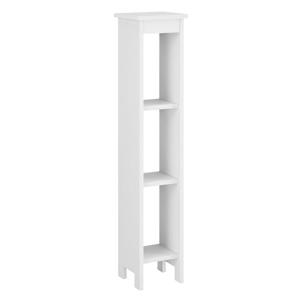 Estantería de pie Arvika con 3 estantes 80x17x17cm en varios colores [en.casa]