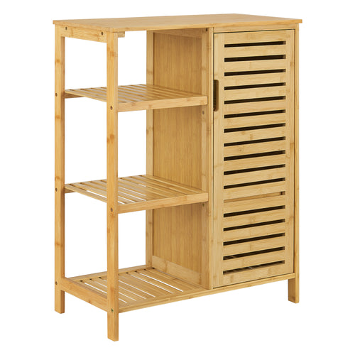 Armario de baño Vetlanda bambú 87x66x33 cm [en.casa] - premiumXL