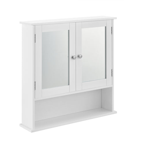 Armario de baño Locust 58x56x13 cm blanco [en.casa] - premiumXL