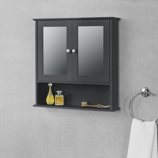 Armario de baño Linz 58x56x13 cm con espejo varios colores MDF en.casa