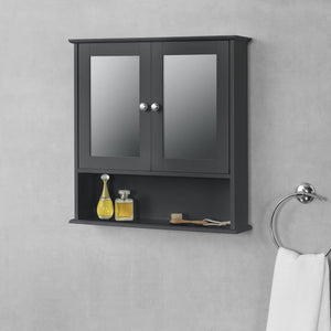 Armario de baño Linz 58x56x13 cm con espejo varios colores MDF en.casa