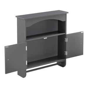 Armario de baño Graz 61x53x15 cm con toallero varios colores MDF en.casa