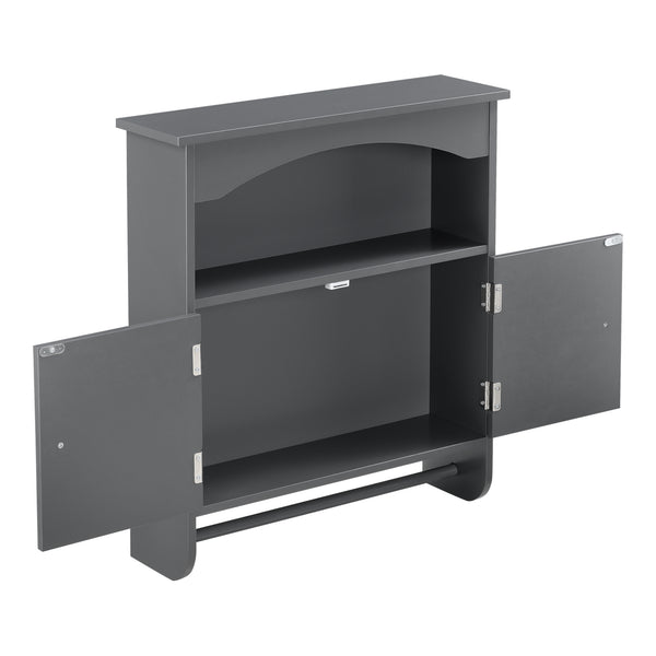 Armario de baño Graz 61x53x15 cm con toallero varios colores MDF en.casa