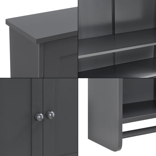 Armario de baño Steyr 65x49x15 cm con toallero MDF varios colores en.casa