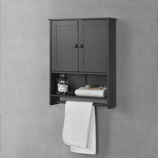 Armario de baño Steyr 65x49x15 cm con toallero MDF varios colores en.casa