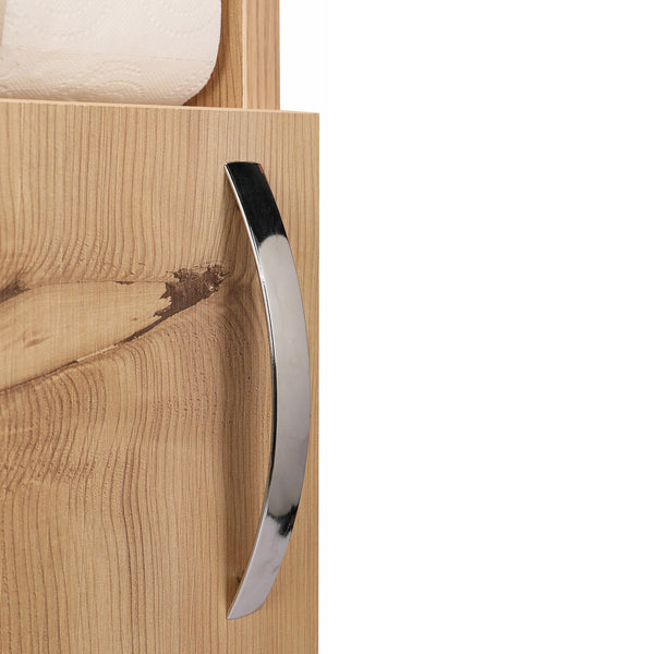 Armario de baño Årjäng con soporte para papel higiénico 65x15x12cm en varios colores [en.casa]