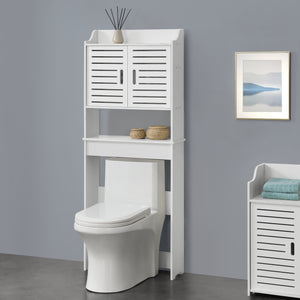 Armario de baño Storfors 155x62x20 cm WPC en.casa