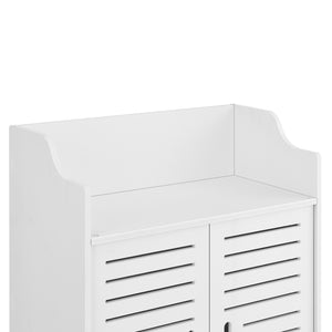 Armario de baño Trosa 72x60x32 cm WPC en.casa